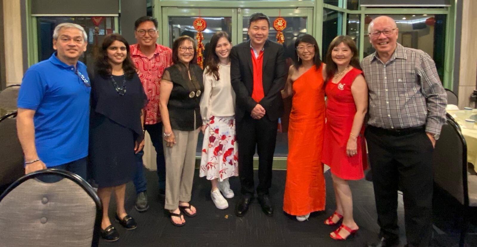 High Commissioner HE William Tan at the Auckland Lunar New Year Gathering with the Singapore Auckland Club